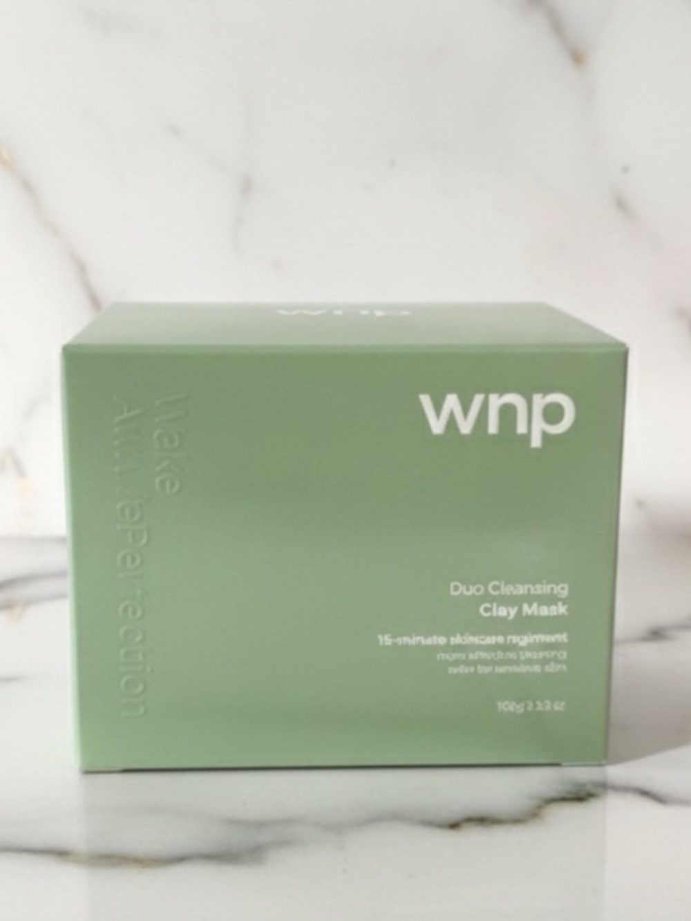 WNP Green Duo Cleansing Clay Mask 100g Detox Purifying Skincare NIB - Sealed